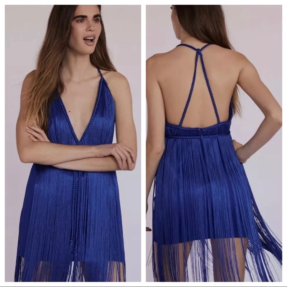 NEW Free People Fringe Element Mini Dress Small